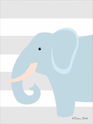 Elephant Stripe Poster Print - ()