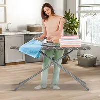 60'' X15'' Foldable Ironing Board Iron Table W/ Rest Extra Cotton Cover