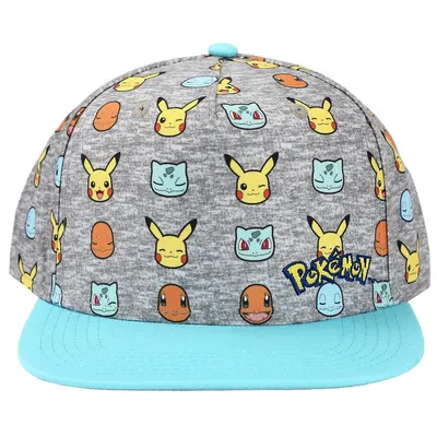 Pokemon Pikachu And Friends Youth Snapback Hat