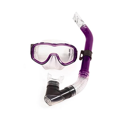 Purple Reef Diver Teen Scuba Mask And Snorkel Dive Set