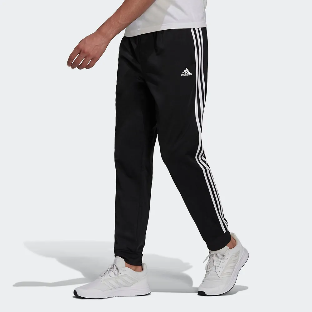 adidas Essentials Warm-Up Tapered 3-Stripes Track Pants - White | Men's  Training | adidas US