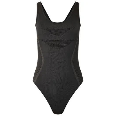 Womens/ladies Don't Sweat It Recycled One Piece Swimsuit
