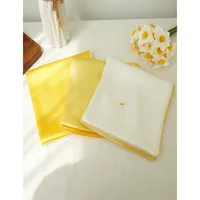 Daffodil Pure Silk Scarf | Solid Colour Collection