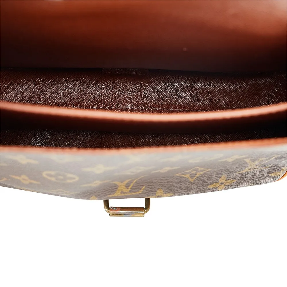 Brown Louis Vuitton Monogram Cartouchiere MM Crossbody Bag