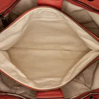 Pre-loved Bamboo Shopper Leather Satchel