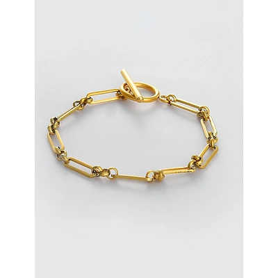 Women Gold-toned Brass Gold-plated Link Bracelet