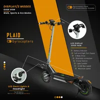 Plaid Electric Scooter For Adults| Range Up To 40 Kms| Speed 45kms| 800w Motor