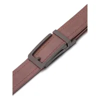 Grained Linxx Leather Rachet Belt