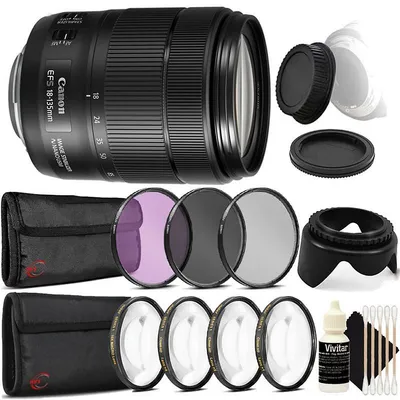 Ef-s 18-135mm F/3.5-5.6 Is Usm Lens With Best Accessory Bundle