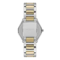 Men's Lc07336.230 3 Hand Silver Watch With A Two Tone Metal Band And A Silver Dial