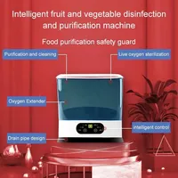 10l Automatic Fruit Vegetable Meat Disinfection And Purification Machine Cleaning And Sterilising Washer - Gsj-s4