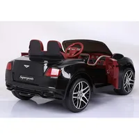 2-seater 12v Licensed Bentley Continental Supersports Ride On Car With Remote Control, Led Lights, Leather Seat, Rubber Tires And Bluetooth Music
