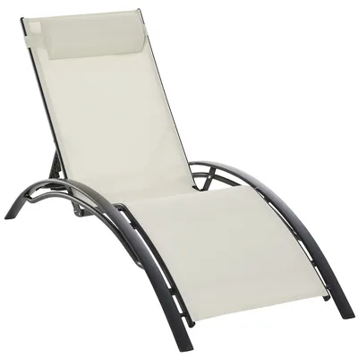 Reclining Outdoor Chaise Lounge