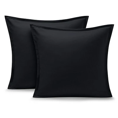 Premium 1800 Ultra-soft Microfiber Pillow Sham - Double Brushed Hypoallergenic Wrinkle Resistant Set Of 2