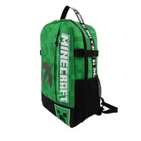 Minecraft Pickaxe Creeper Face 18" Backpack