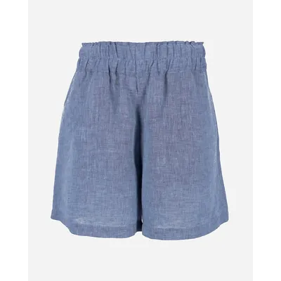 High Waisted Linen Shorts Cuenca