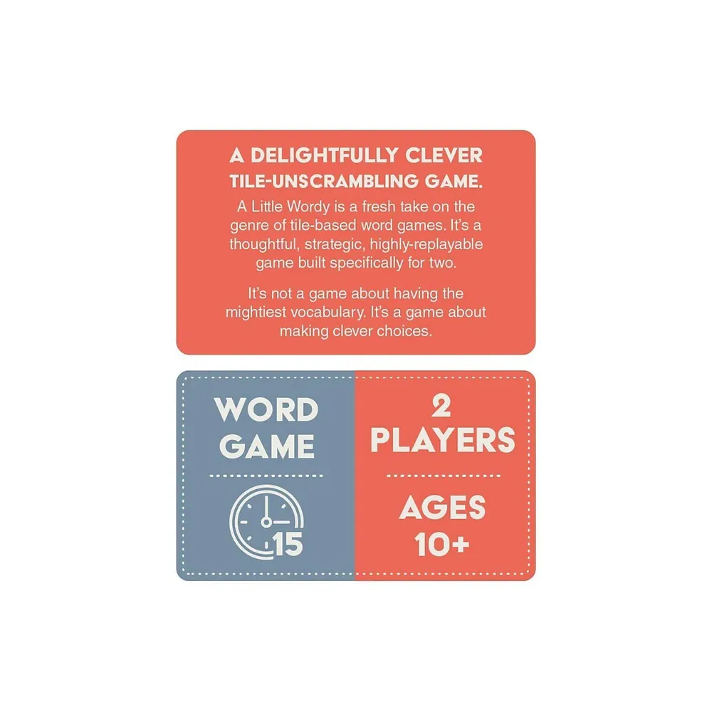 A Little Wordy is a fresh take on the genre of tile-based word