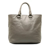 Pre-loved Soft Calf Double Zip Tote Bag