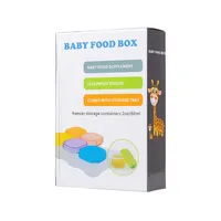 2 Oz Baby Food Storage Freezer Container With Tray