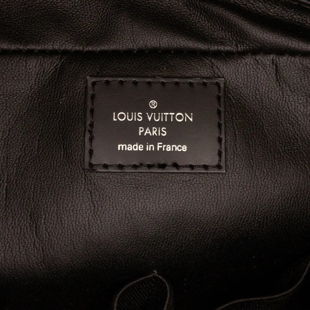 Louis Vuitton 8 Monogram Eclipse Leather Face mask use together