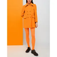 De-coated With Anna Dello Russo Wool-blend Pea Coat