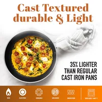 Cast Textured Non-stick Frying Pan