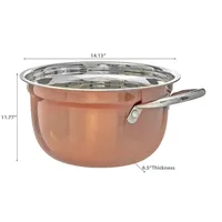 German Bowl With Handle - Copper