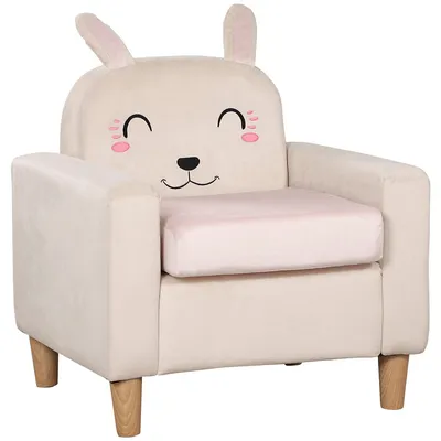 Kids Sofa Armchair Rabbit Patten