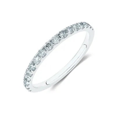 Wedding Band With / Carat Tw Of Diamonds In 14kt Gold