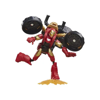 Flex Rider Iron Man Action Figure