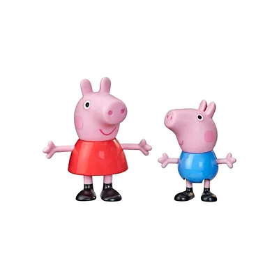 Peppa and George Preschool Figure Set