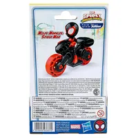 Miles Morales Spider-Man Figure With Motorcycle