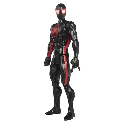 Figurine de Miles Morales Spider-Man dans le Spider-Verse à l'échelle de 30 cm