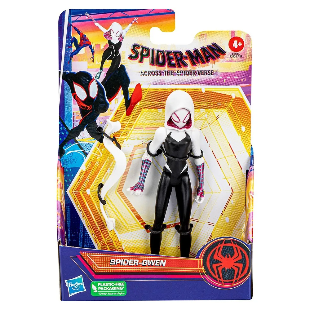 Spider-Man Across The Spider-Verse Spider-Gwen 6-Inch-Scale Action Figure With Web Accessory