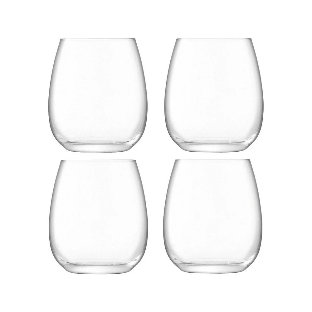 Borough 4-Piece Stemless Glass Set