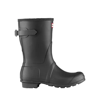 Back-Adjustable Matte Waterproof Short Rain Boots