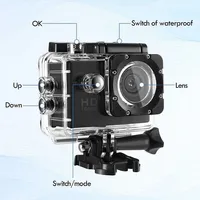 1080P Ultra HD Sports Action Camera DVR Cam Waterproof Camcorder Cube For Go Pro