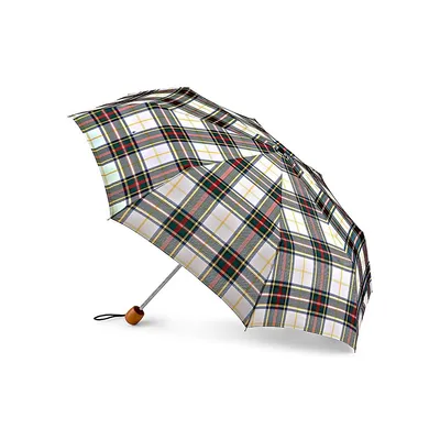 Tartan Manual folding Stowaway Deluxe 3 Umbrella