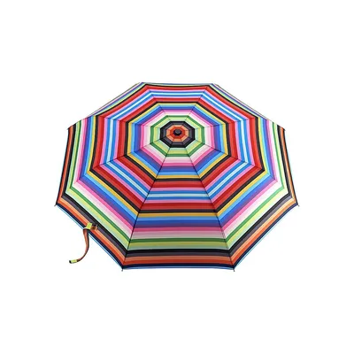 Stripe Folding Minilite Umbrella
