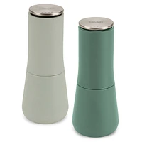 2-Piece No-Spill Salt & Pepper Mill Set