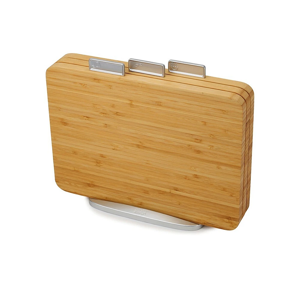 JJ Index 4-Piece Bamboo Chopping Board Set