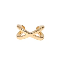 Goldtone Criss-Cross Ear Cuff