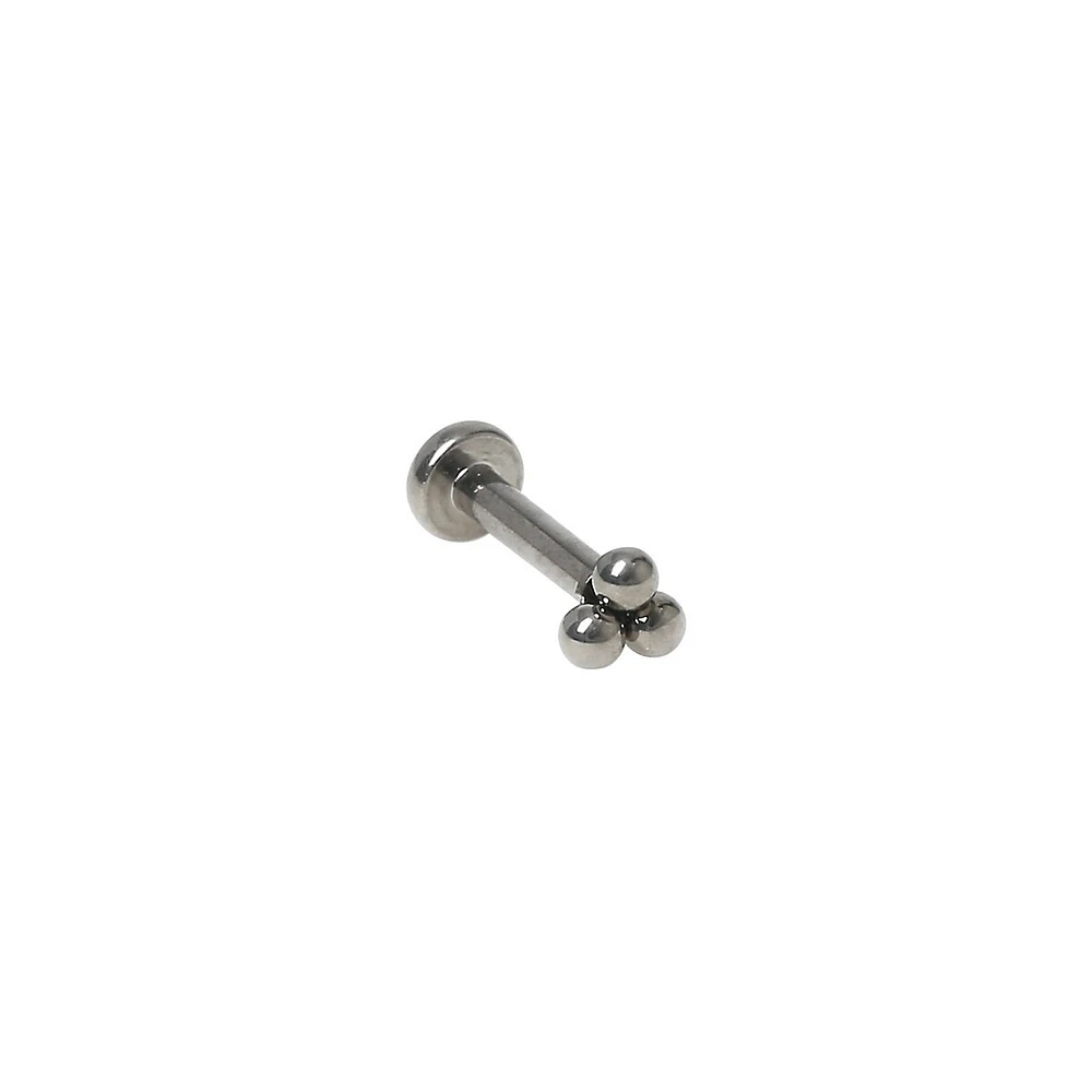 Titanium Trio Bead Labret