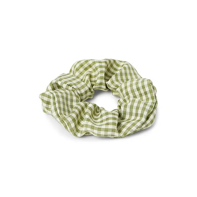 Gingham Checked Scrunchie