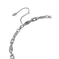 Silvertone Link Chain Necklace