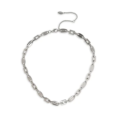 Silvertone Link Chain Necklace