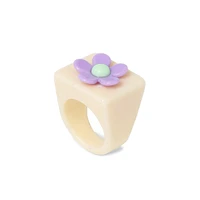 Flower Resin Ring