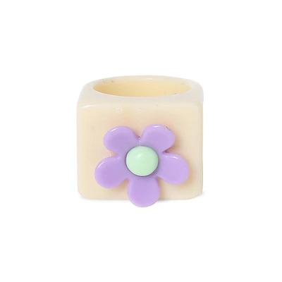 Flower Resin Ring