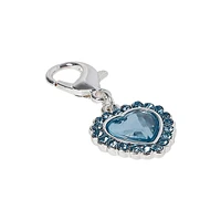 Kid's Silvertone March Birthstone Charm