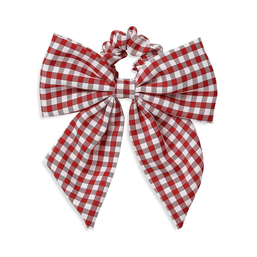 Checkered Bowed Alice Band